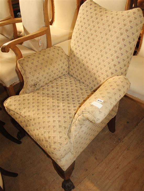 Upholstered armchair